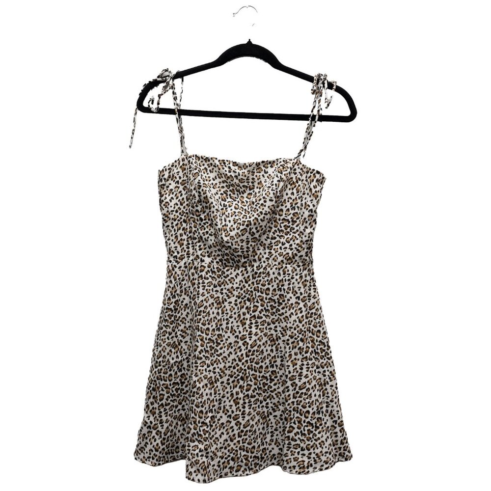 Polly Women's Leopard - Brown and Tan Dress - Size 4